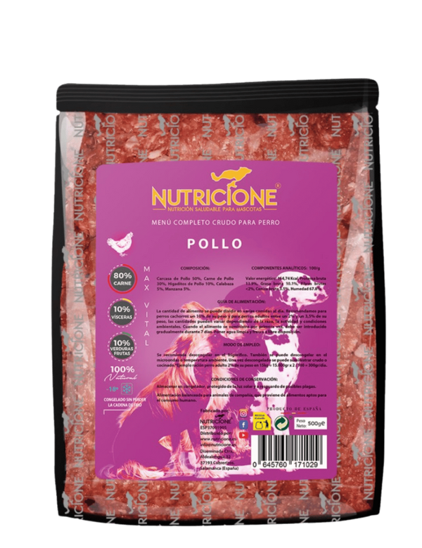 Original Barf | Menú Completo Pollo Monoproteico
