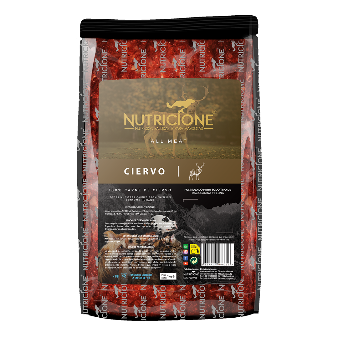 All Meat Ciervo 1Kg | Todo Carne Ciervo 1Kg