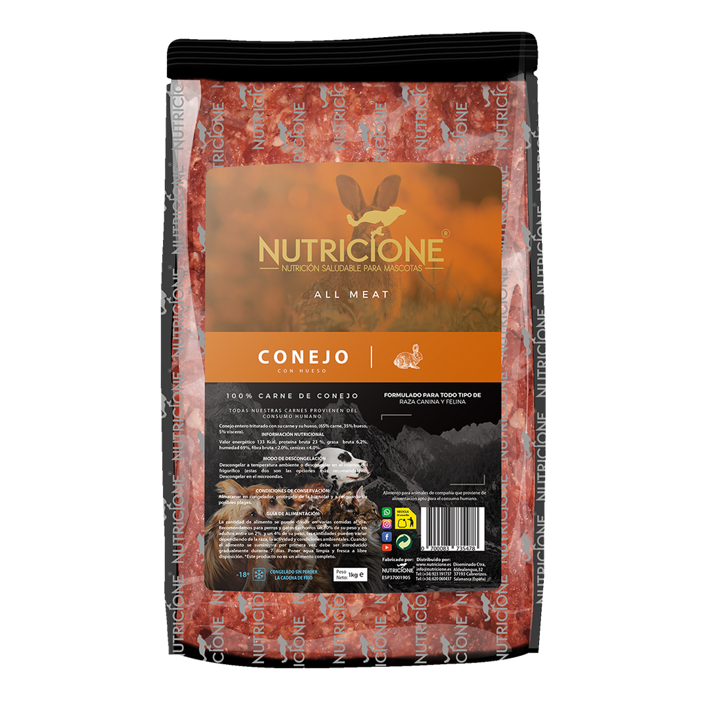 All Meat Conejo 1Kg | Todo Carne Conejo 1Kg