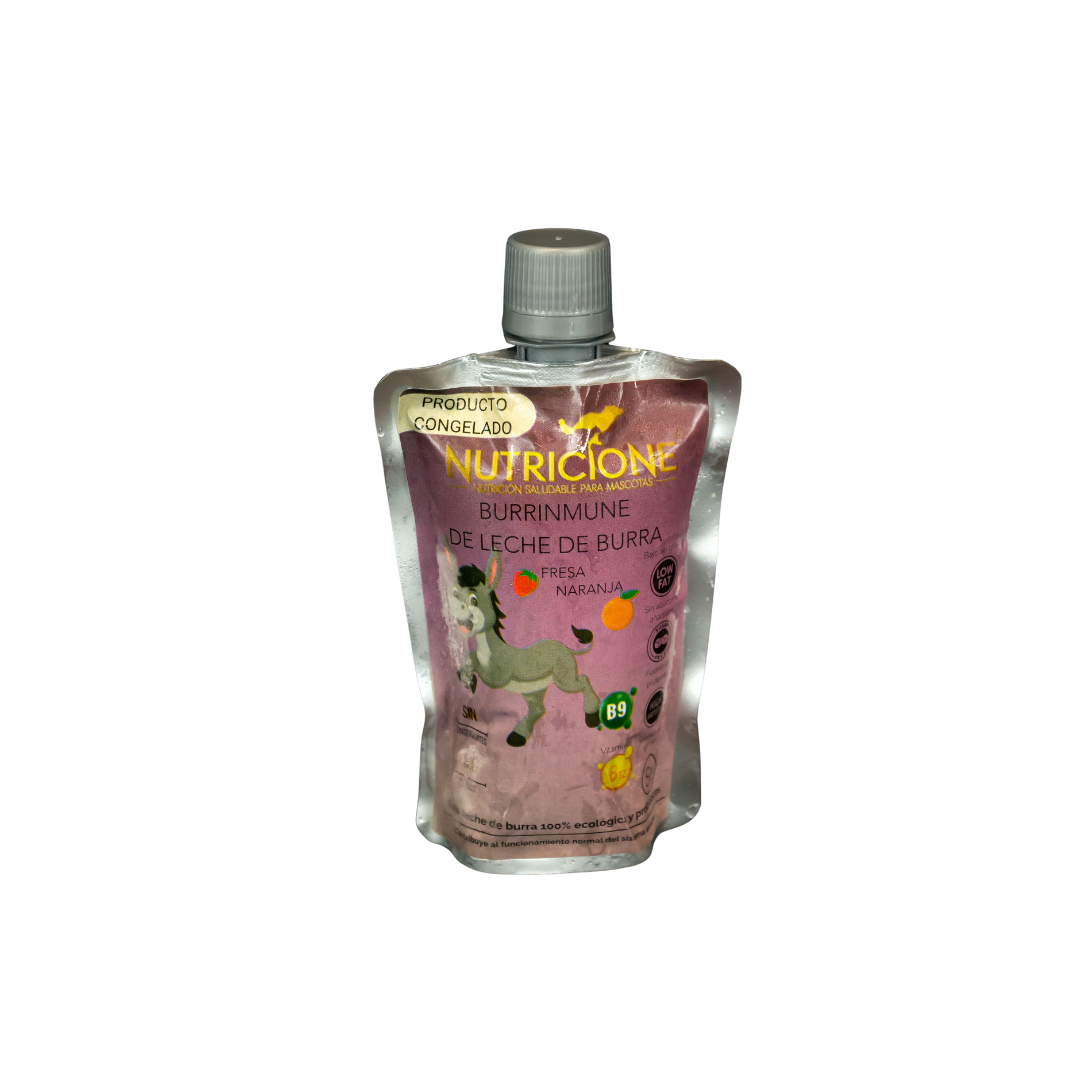 Burrinmune de Leche de Burra con sabor Fresa/ Naranja 100 mL