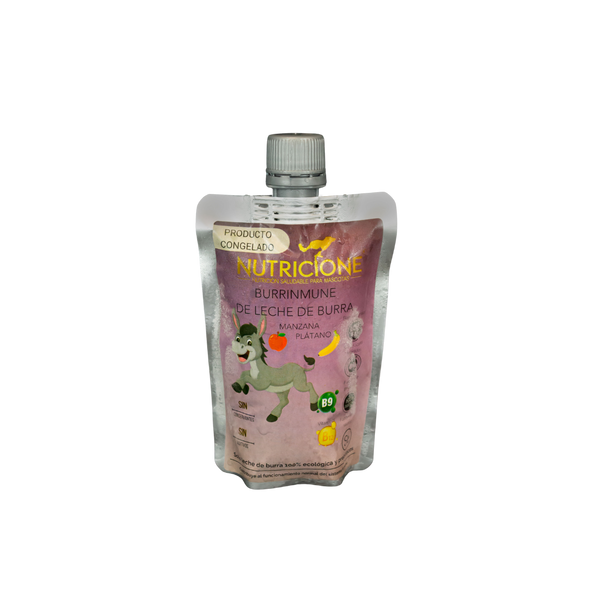 Burrinmune de Leche de Burra con sabor Manzana/ Plátano 100 mL