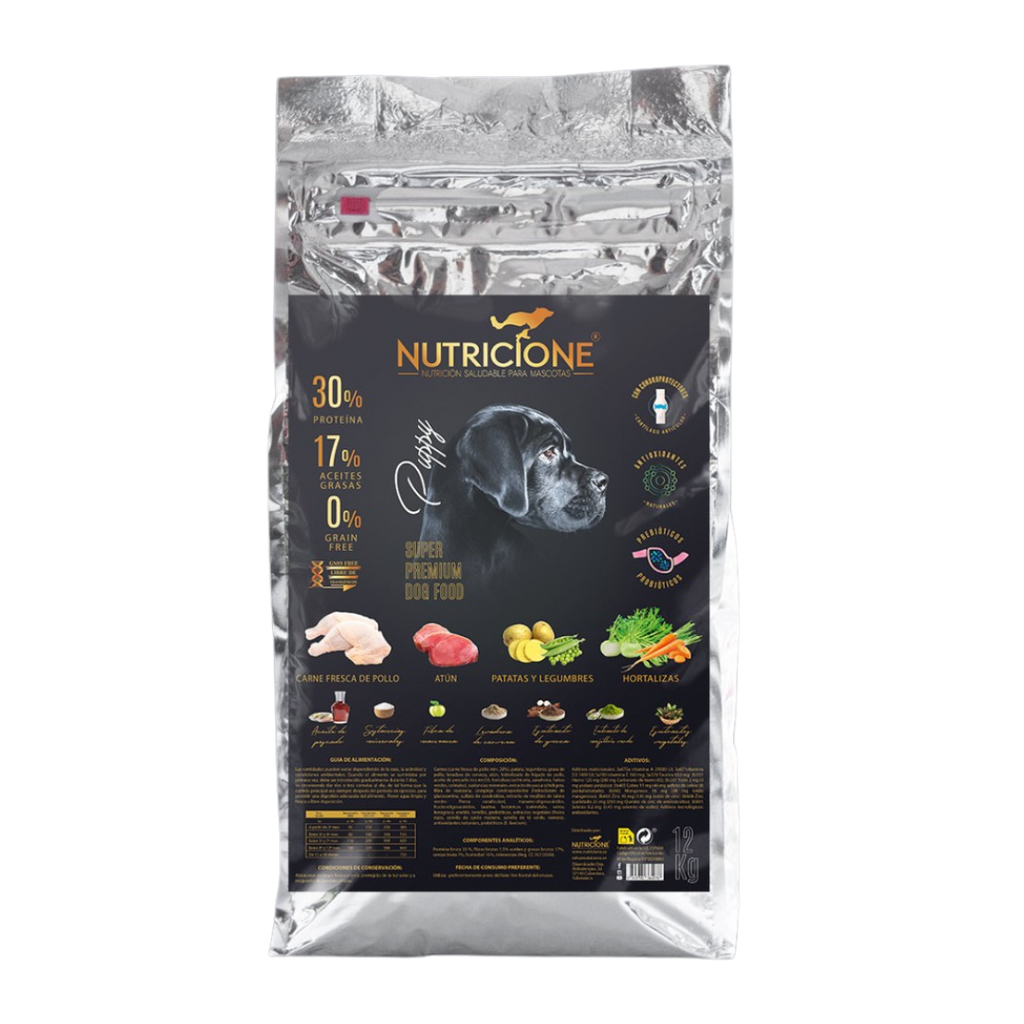 Pienso Carne Fresca para Perros Cachorros 12 kg | Grain Free Pollo/Atún 12 Kg