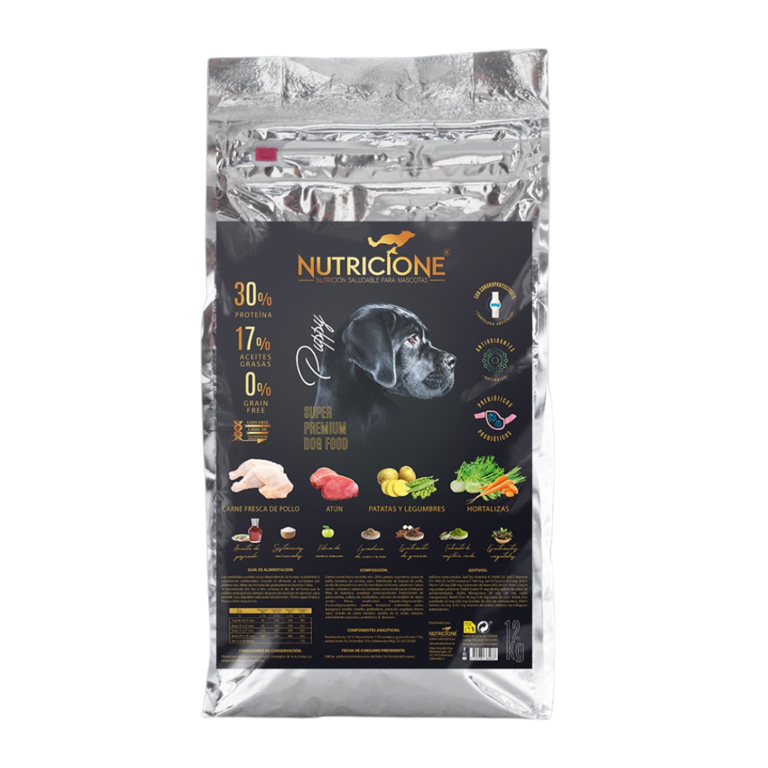 Pienso Carne Fresca para Perros Cachorros 12 kg | Grain Free Pollo/Atún 12 Kg