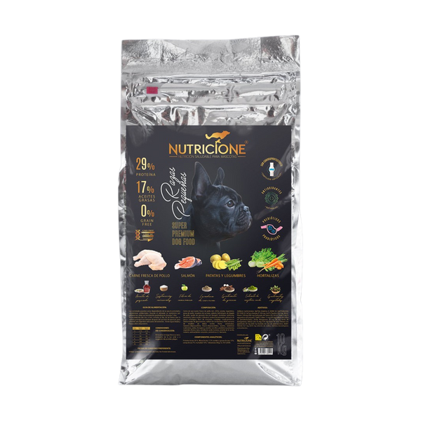 Pienso Carne Fresca para Razas Pequeñas 10 kg  |  Grain Free Pollo/Salmón 10 Kg