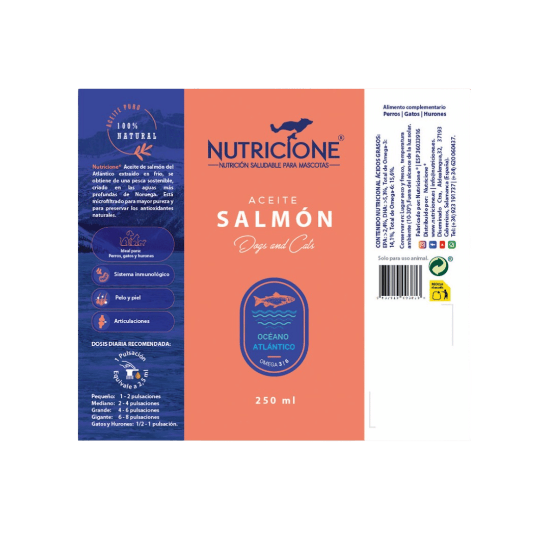 Aceite de Salmón 250 mL