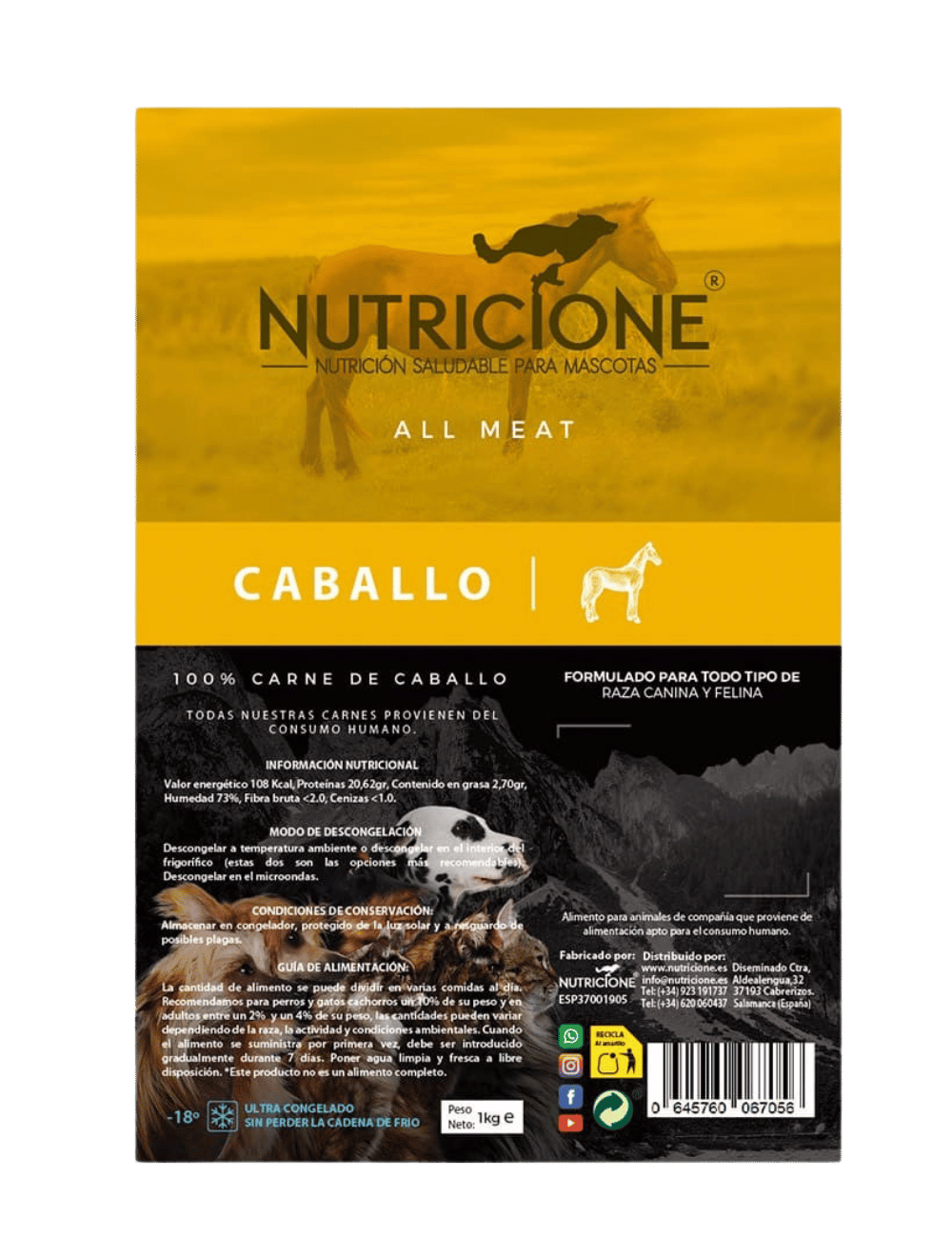 All Meat Caballo 1Kg | Todo Carne Caballo 1Kg