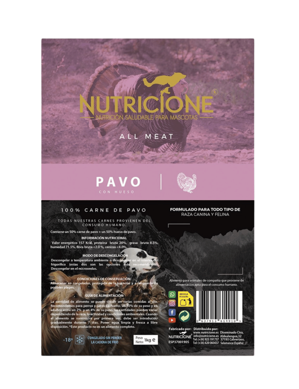 All Meat Pavo 1Kg | Todo Carne Pavo 1 Kg