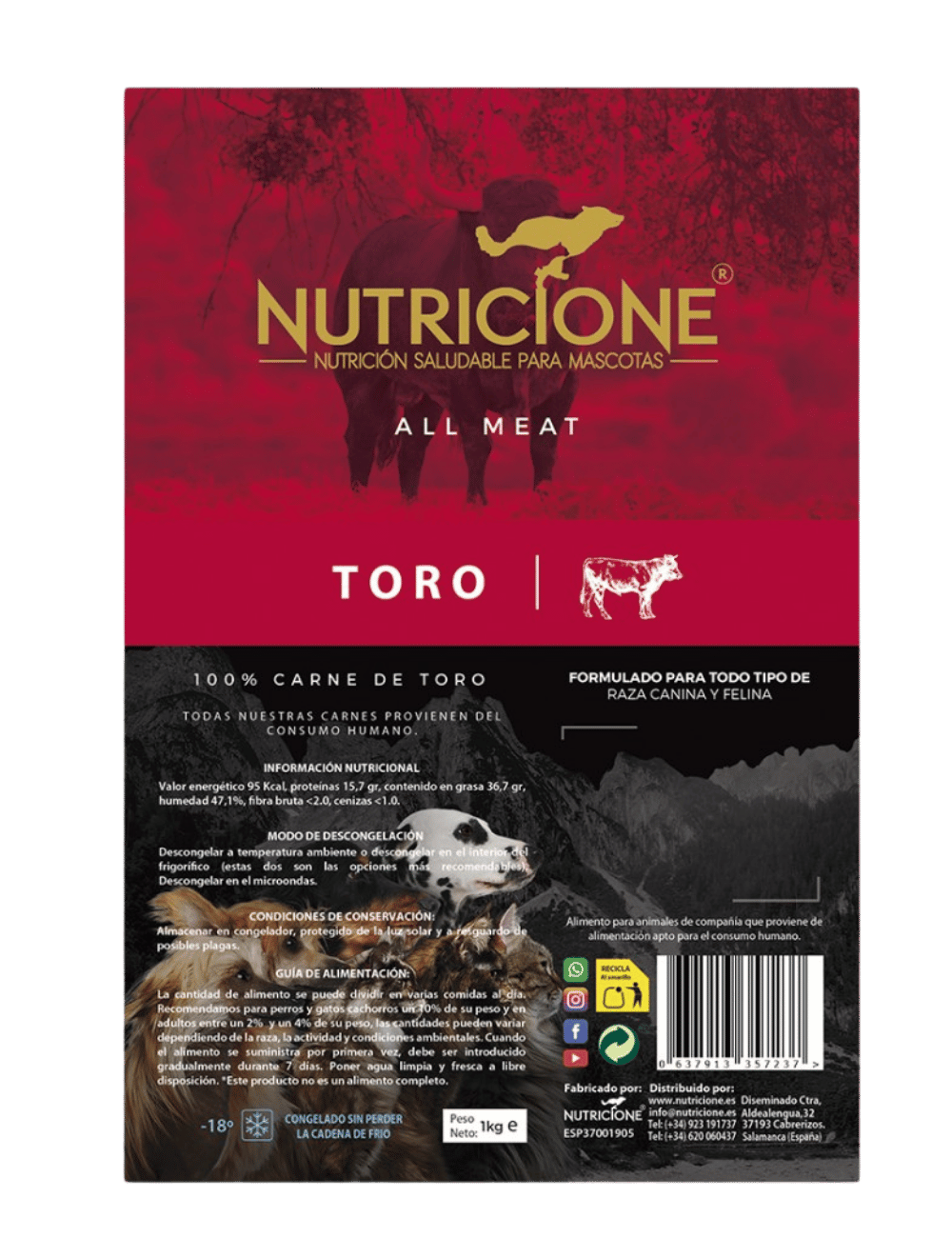 All Meat Toro 1Kg | Todo Carne Toro 1Kg
