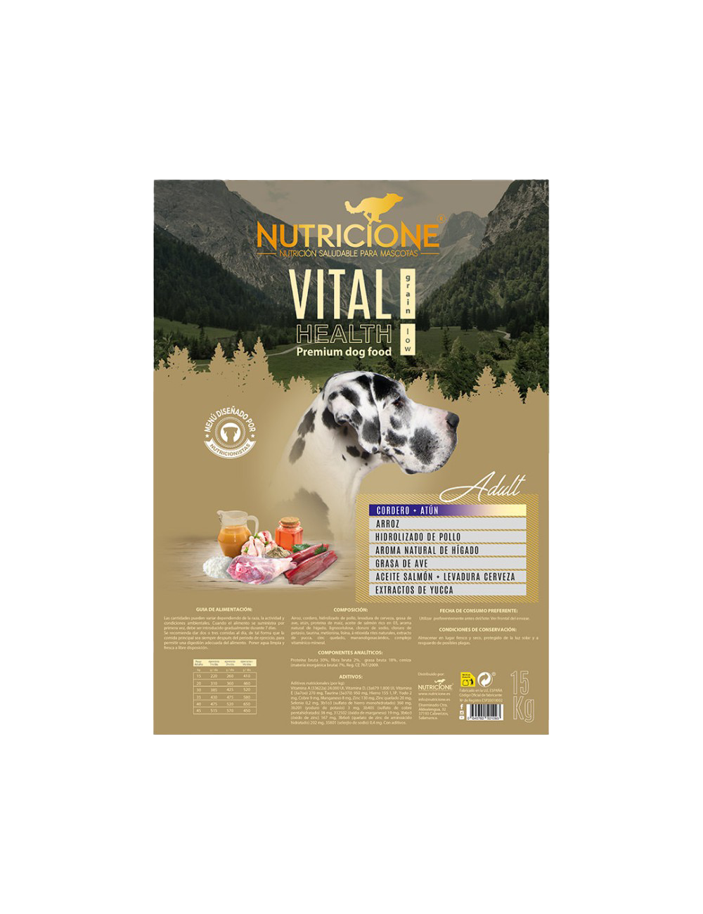 Grain Low Cordero/Atún/Pollo 15 Kg | Pienso Bajo en Cereal Cordero/Atún/Pollo 15 Kg