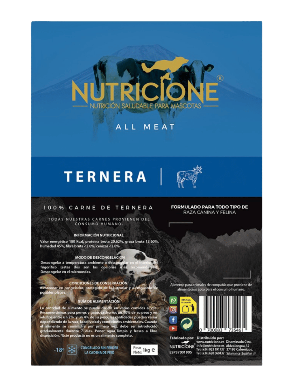 All Meat Ternera 1Kg | Todo Carne Ternera 1Kg