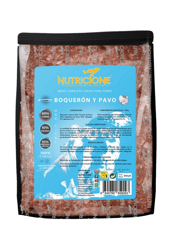 Original Barf | Menú Completo Boquerón/Pavo