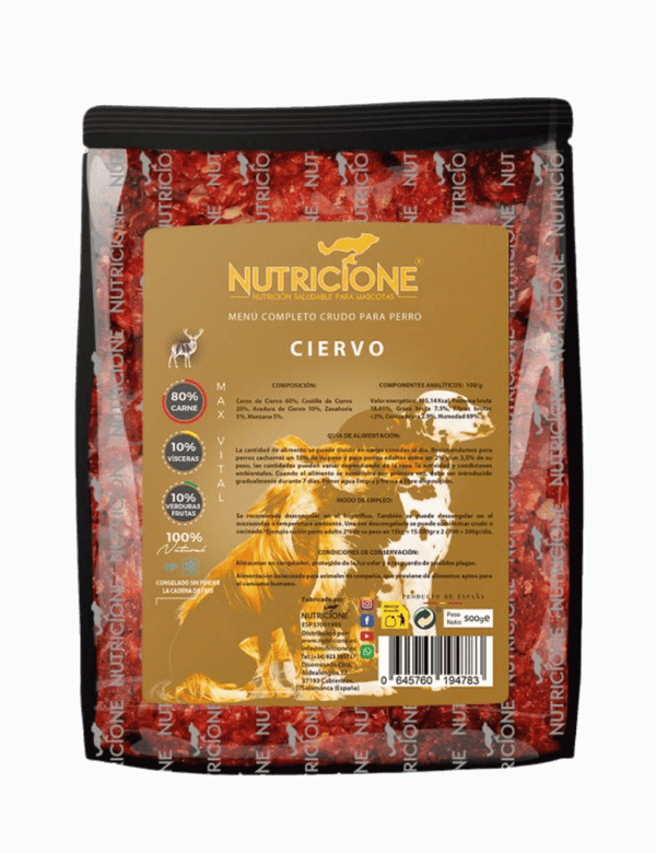 Original Barf | Menú Completo Ciervo Monoproteico