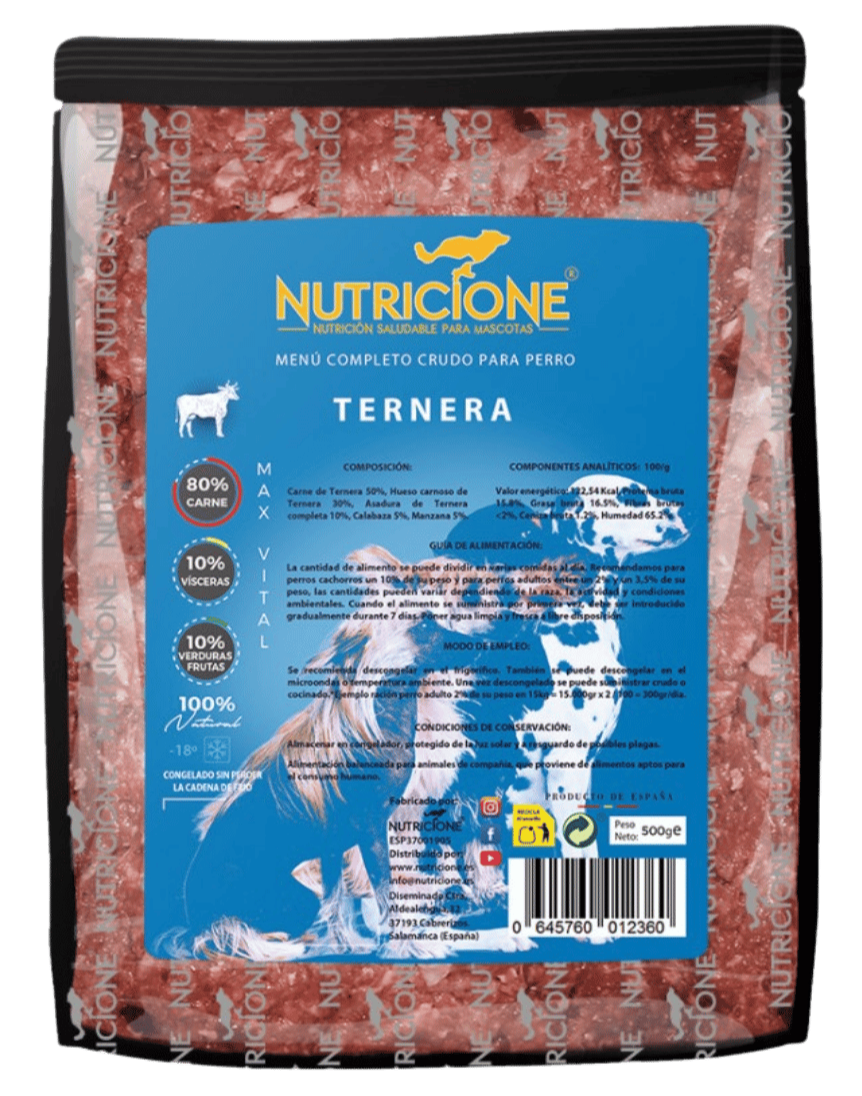 Original Barf | Menú Completo Ternera Monoproteico