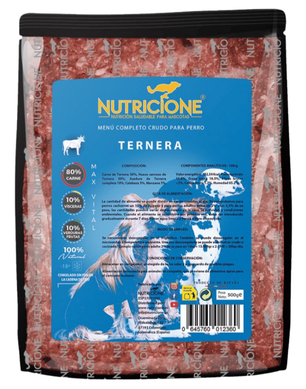 Original Barf | Menú Completo Ternera Monoproteico