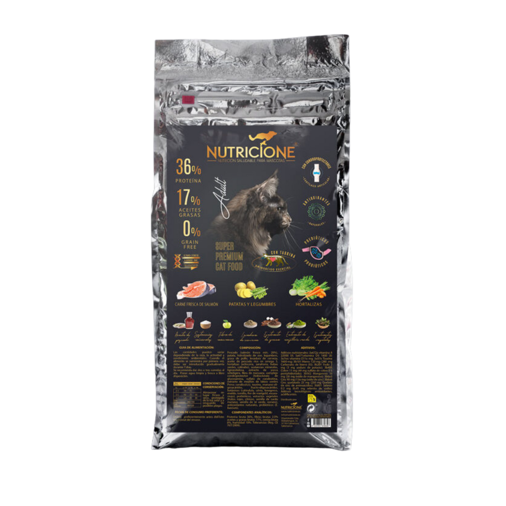 Pienso Carne Fresca para Gatos 2 kg  |  Grain Free Salmón 2 Kg