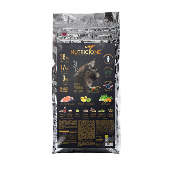 Pienso Carne Fresca para Gatos 2 kg  |  Grain Free Salmón 2 Kg