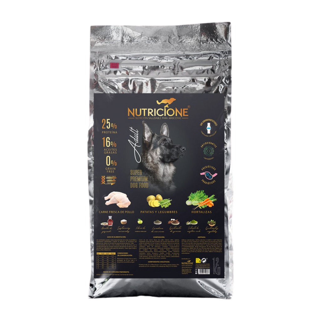 Pienso Carne Fresca para Perros Adultos 12 kg | Grain Free Pollo 12 Kg