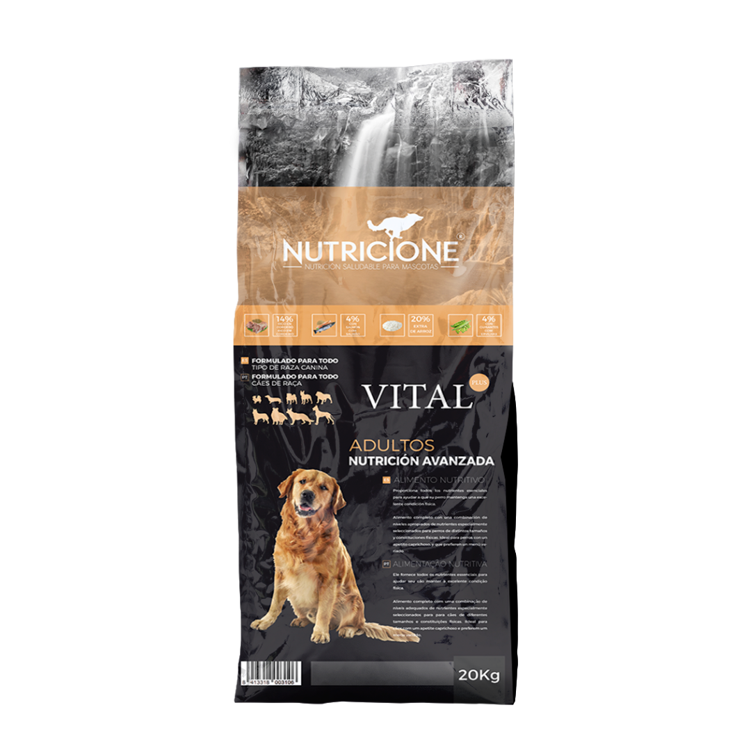 Vital Plus Adulto Mantenimiento 20 kg | Pienso Premium Cordero/Salmón 20 Kg